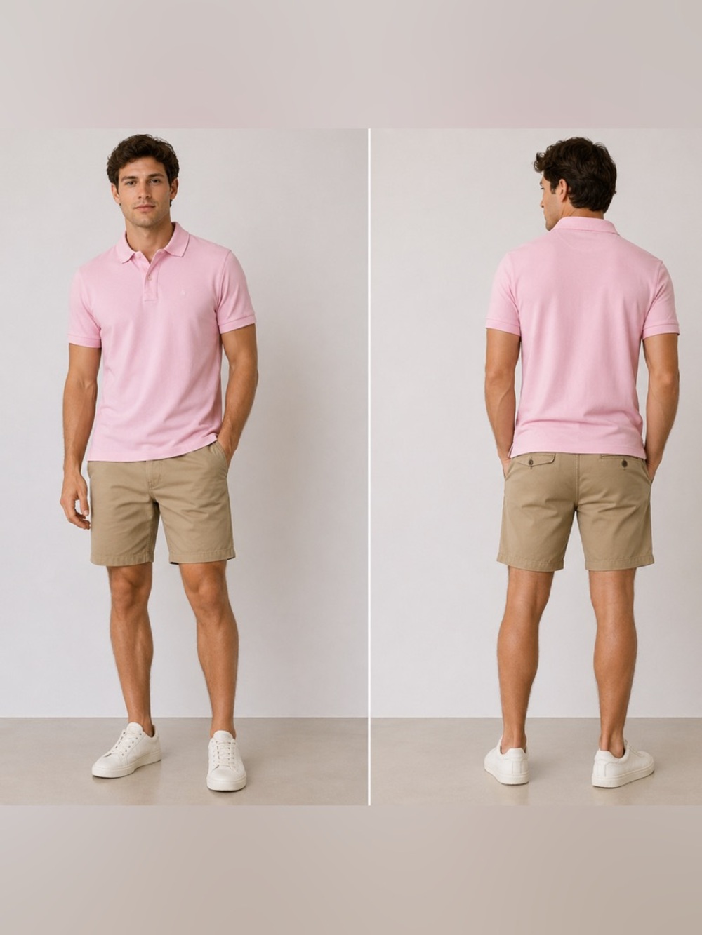 NWOT Classic Light Pink Polo Shirt